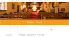 Desktop Screenshot of calvaryhillcrest.org
