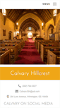 Mobile Screenshot of calvaryhillcrest.org